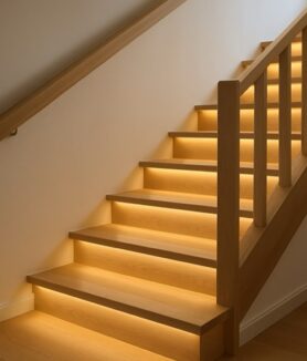 Treppe aus Polen mit LED Licht