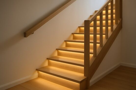 Treppe aus Polen mit LED Licht